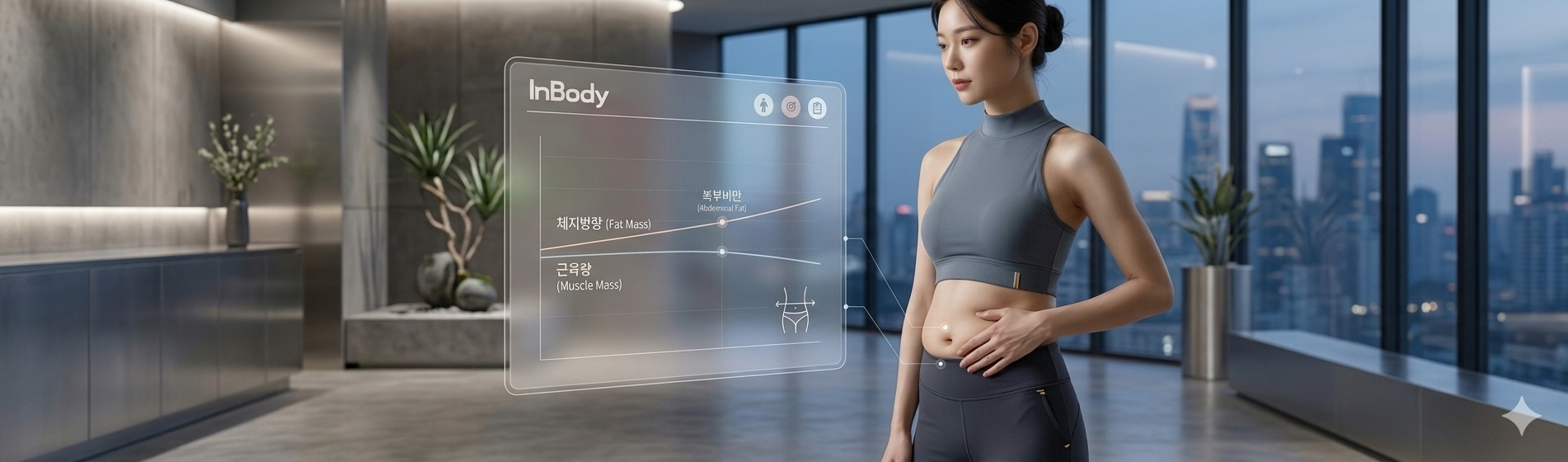 복부 비만 인바디 체크